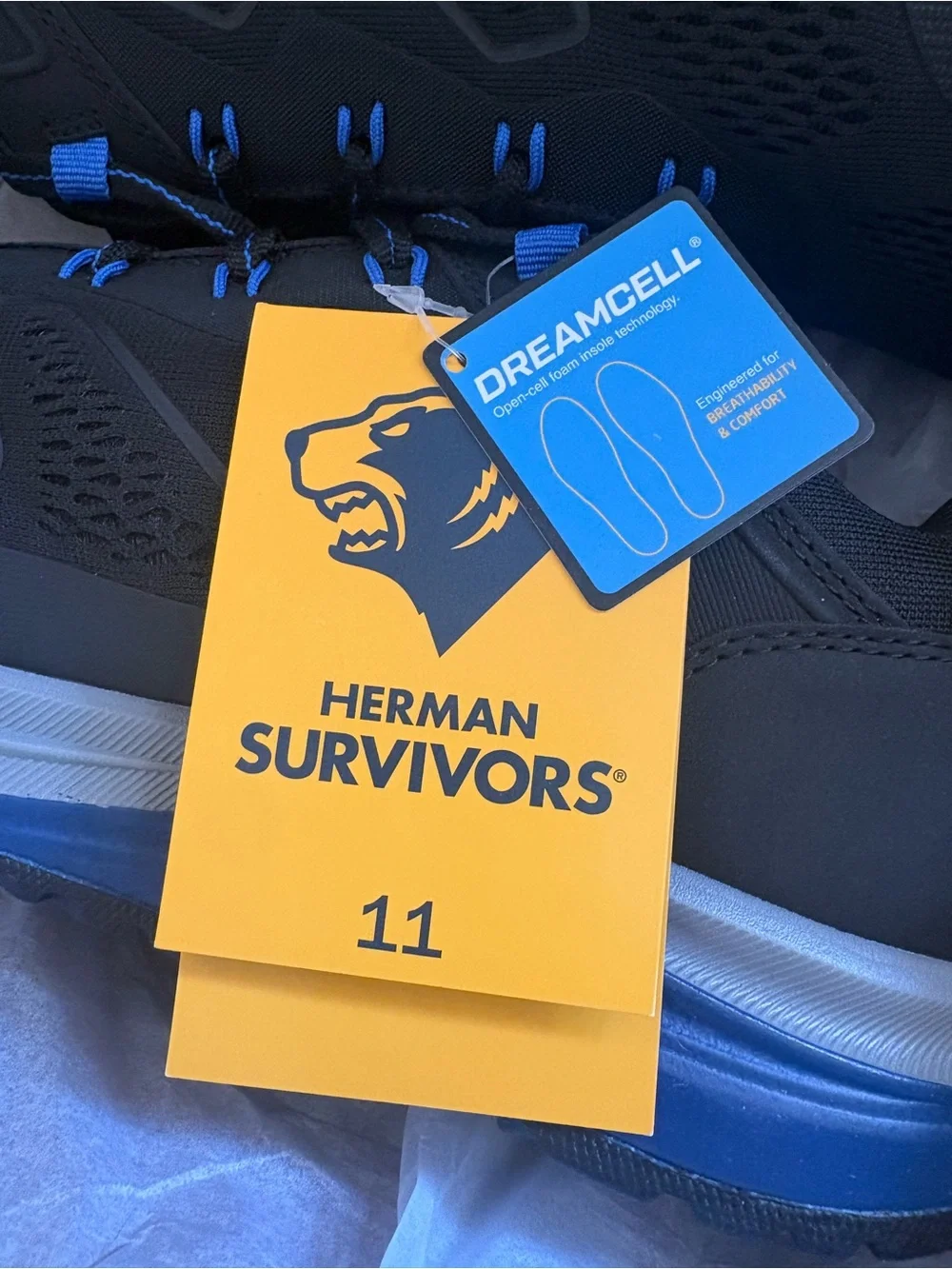 Herman Survivors Cassle Mens Size 11 Composite Toe Sneaker New In Box